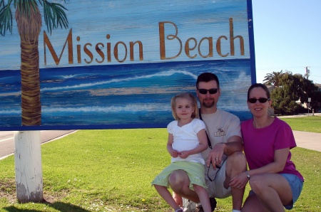 Family trip to Mission Beach/San Diego (Mar 2007)