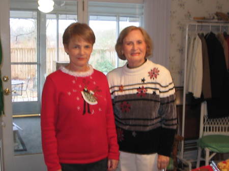 from left to right sister Martha and Mother