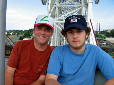 My son Ryan and I at Hershey Park, Summer 2007