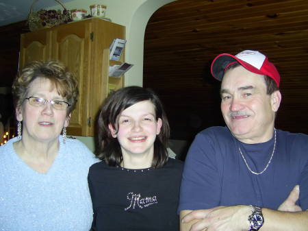 me mom adn dad over christmas !!! of 2006