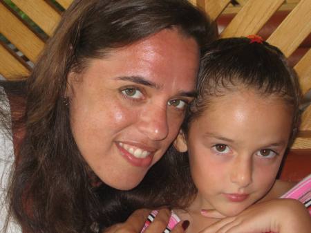 With my littlest Carleigh - Aug 2006