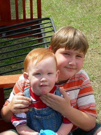 Grandsons Parker (2) & Adrian (10)