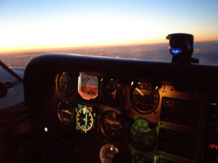 A California sunset from my office...