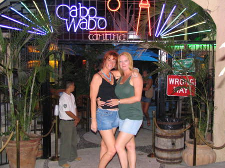 Me and Angie at the Cabo Wabo Cantina