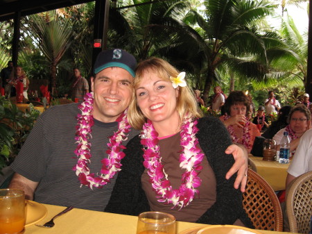 Brian and I in Hawaii for our 10th anniversary