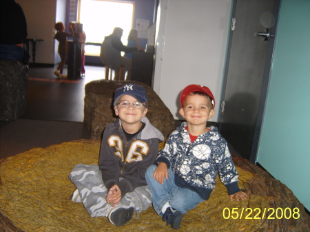 Anthony & James at the LI Children's Museum
