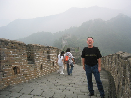 On the Great Wall of China