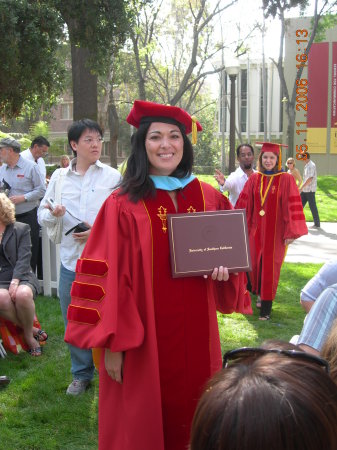 My graduation for my doctorate from USC