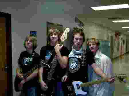 my son Everett and the guys he jams with in 2006