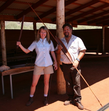 Me and Aboriginal man