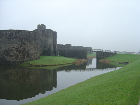 Caerphilly Castle, S Wales