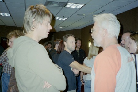 Brad Avery of Third Day and Me backstage