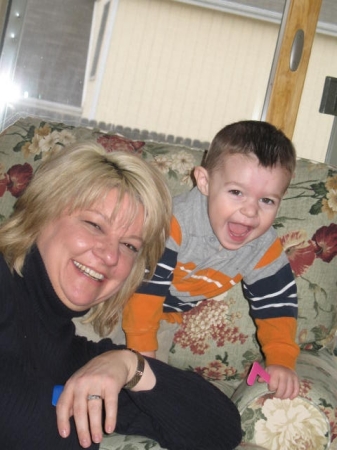 Grandson John and I on his 2nd birthday February 2007