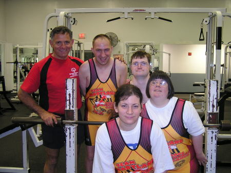 Maryland Special Olympics National Power Lifting team