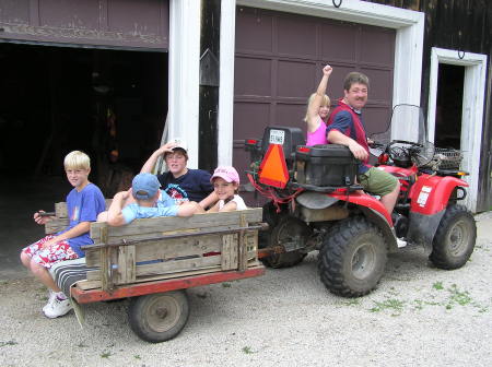 ATV Rides at my parents farm