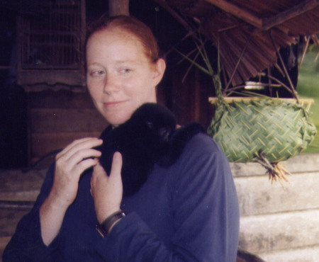 Kloss's gibbon in Siberut, Mentawai Islands, Indonesia