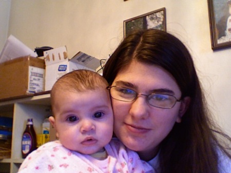 Molly (5mos) and Me