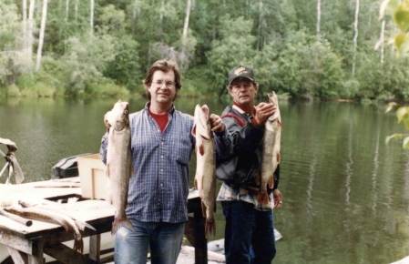 Brothers fishing