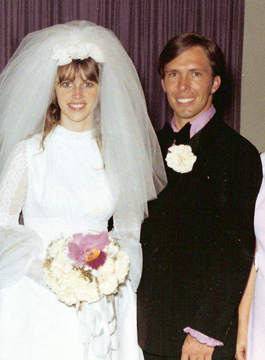 Larry and Teresa: wedding 1971