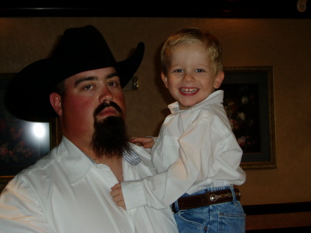 My brother Shelton and my son Jackson