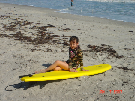 My little surfer girl!!