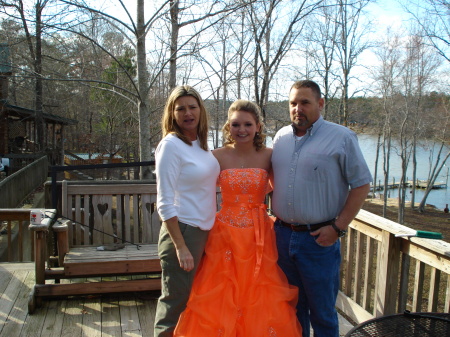 Caitlin first prom