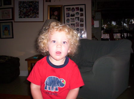 This is Jake before his 1st haircut