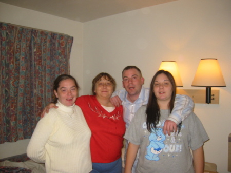 My mom sister Dalannia, lil bro Sam and me