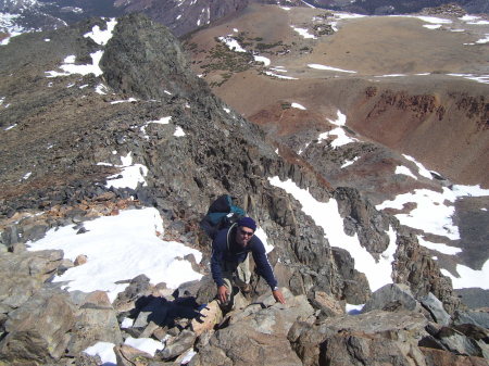 NW ridge of Mt. Dana 13,156 feet
