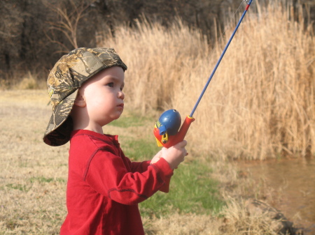 Our little fisherman