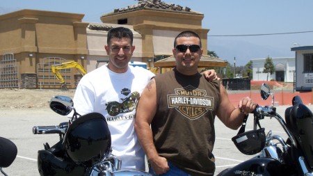 Me and Garret at Pomona Valley H.D. ( R.I.P )