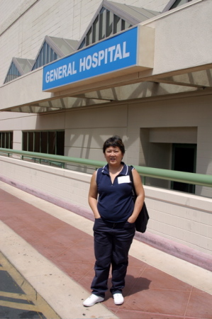 Visting the set of General Hospital