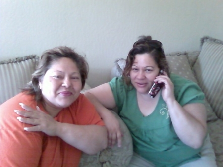 My sister Virginia and I at her apt 04/05/08