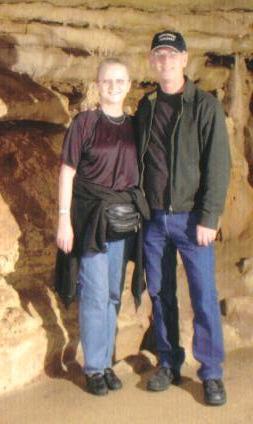 Michele and brother Mike at Caverns Mar 2007