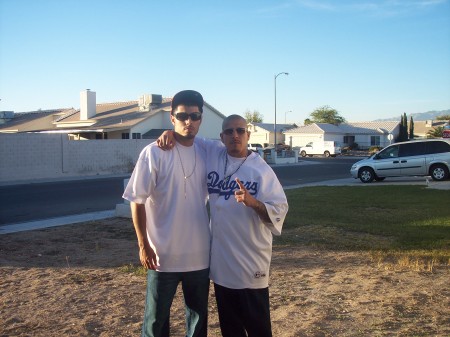 me and brother in vegas before the manny pac f