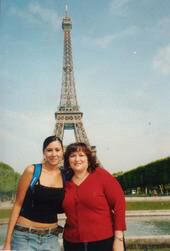 My daughter Christina & I at my favorite place...Paris