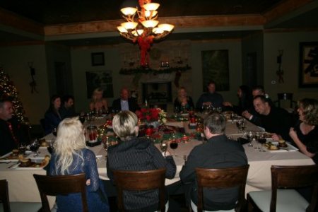Our Christmas Party, 2006, Barb (Barbara Lee LAHS 1962) & Jim upper (top of picture) left hand corner. Barb is the one with the long blonde hair, mine is a little shorter