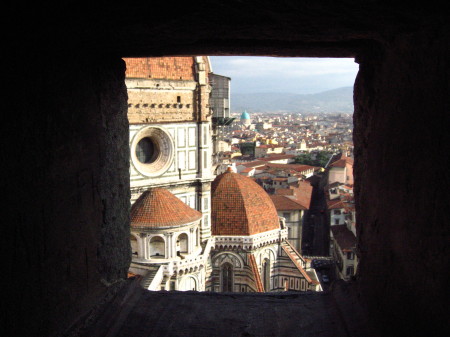 View from the Campinelle Tower, Florence, IT