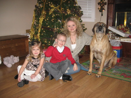 Christmas Eve 2007.  Ripley's grown!