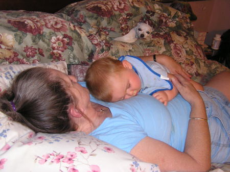 Me and my grandson Brennan