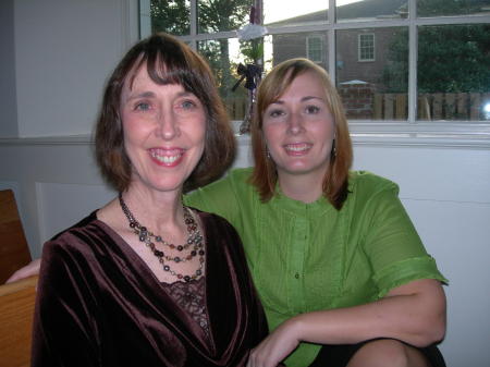 My daughter (Laurel)  and I at a wedding, Jan. 13th, 2007