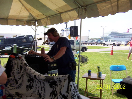 "DJ Jazzy Rich" (Rich Peraza) at the 2006 Coast Guard Day Party