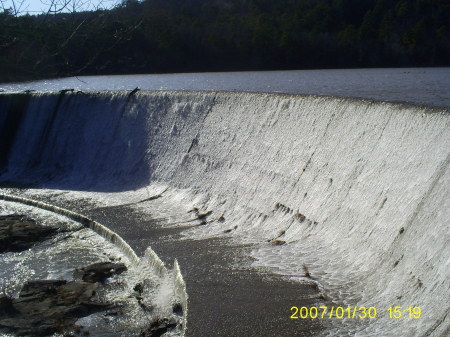 the dam