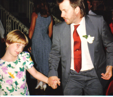 Dad and Alissa dancing