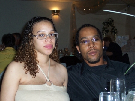 my oldest daughter Ebony and her boyfriend Brian