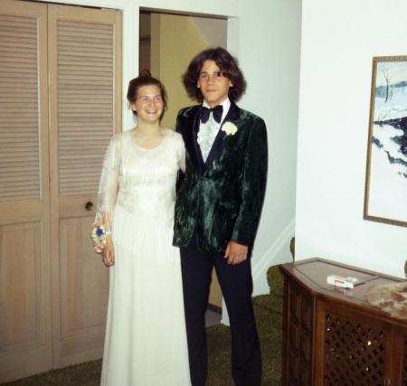 Senior Prom 1975 - Debbie & Steve