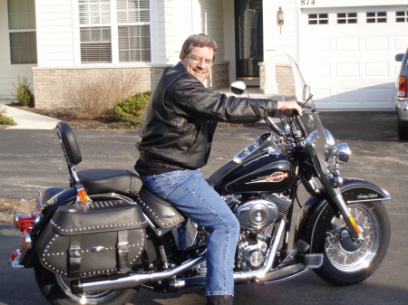 Dennis & his Harley