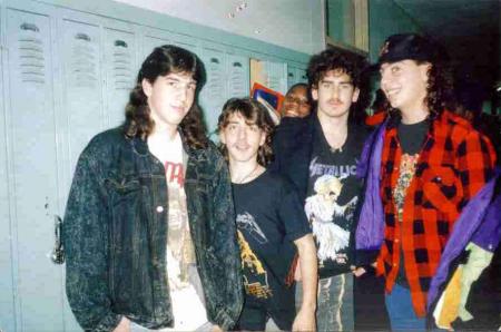 the band in high school.