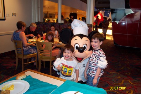 At Chef Mickey's in Disney's Contemporary Resort Hotel