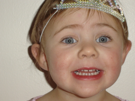 Danielle, age 2.5 Christmas 2006